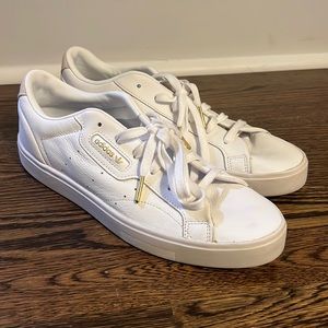Adidas Sleek Cloud White Sneakers 9.5